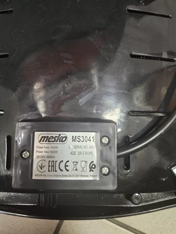 URZADZENIE DO WYPIEKU ORZESZKÓW MESKO MS3041