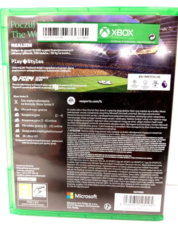 GRA XBOX: FC24 - PL