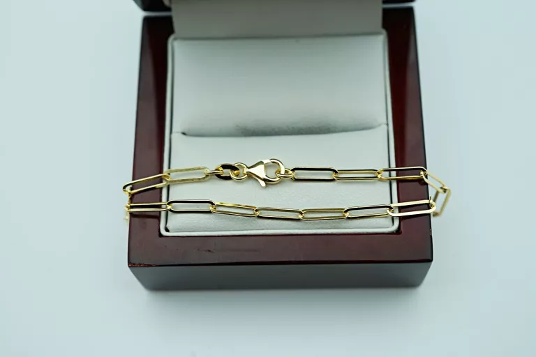 PIĘKNA ZŁOTA BRANSOLETKA [585] 2,32G 19CM