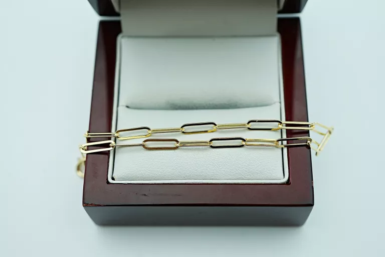 PIĘKNA ZŁOTA BRANSOLETKA [585] 2,32G 19CM