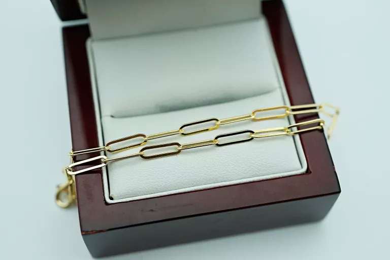 PIĘKNA ZŁOTA BRANSOLETKA [585] 2,32G 19CM