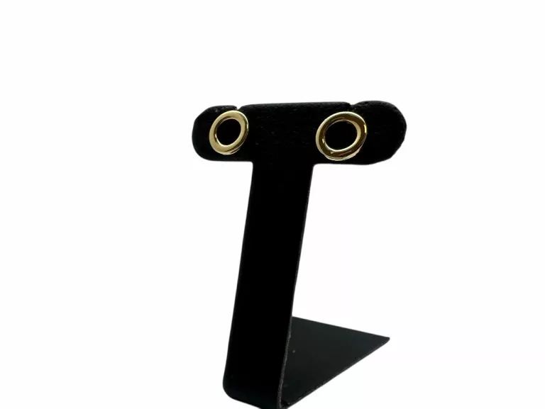 DELIKATNE ZŁOTE KOLCZYKI KÓŁKA 0,97G 585