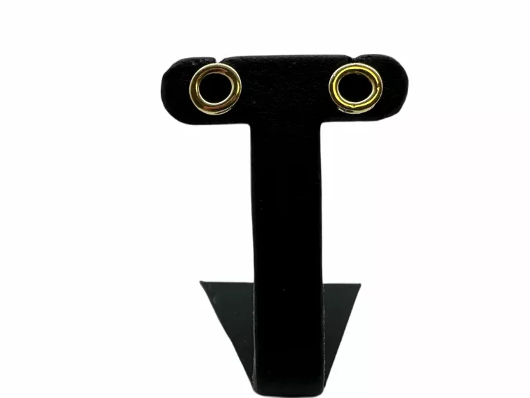 DELIKATNE ZŁOTE KOLCZYKI KÓŁKA 0,97G 585