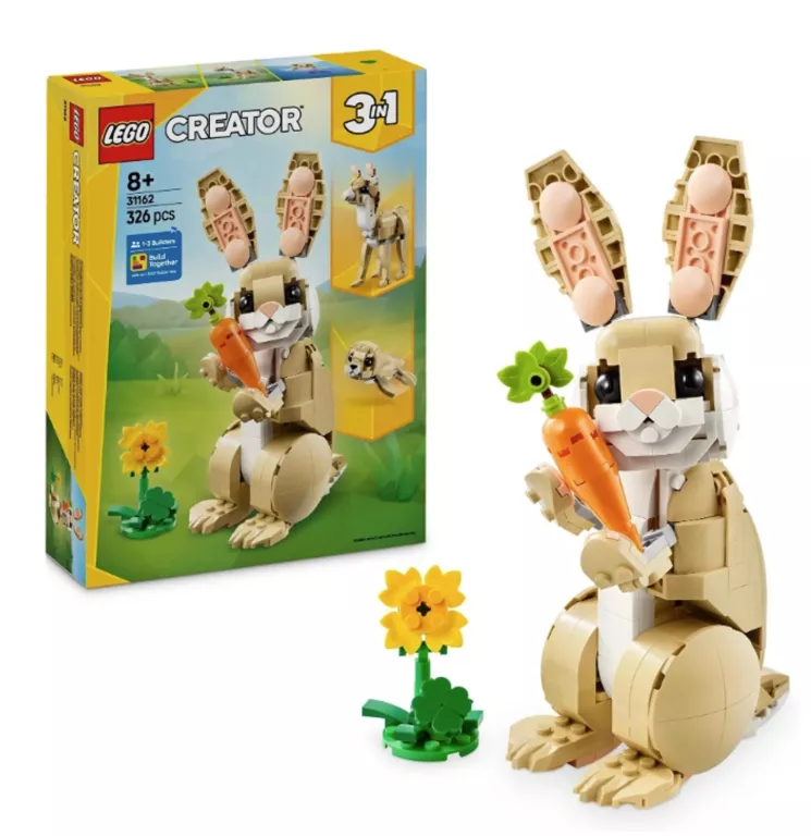 LEGO CREATOR 3 W 1 UROCZY KRÓLICZEK 31162