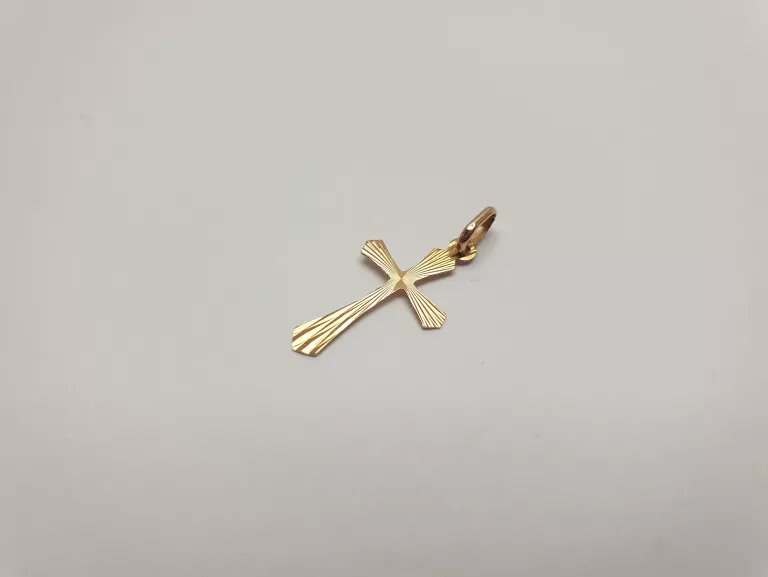 WYRÓB JUBILERSKI UŻYWANY ZAWIESZKA KRZYŻYK 585