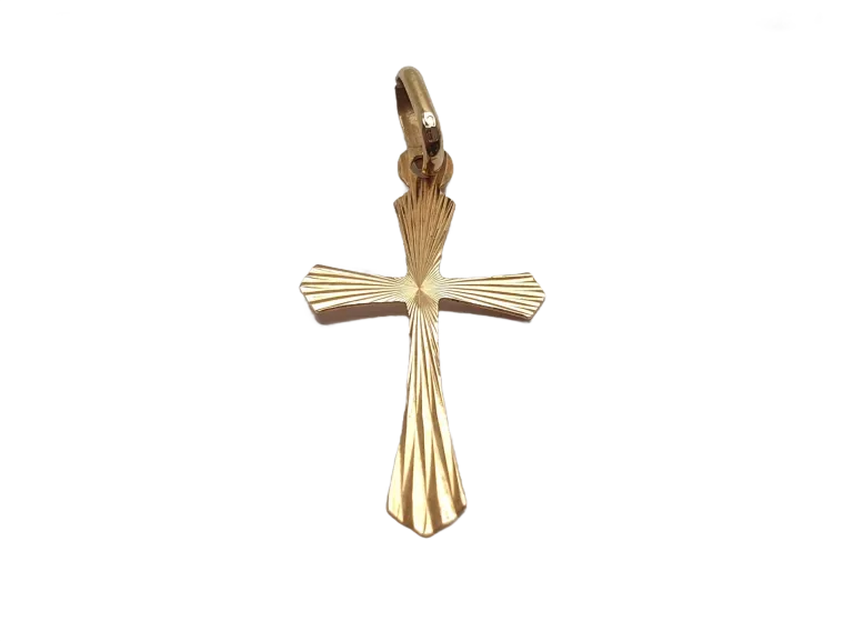 WYRÓB JUBILERSKI UŻYWANY ZAWIESZKA KRZYŻYK 585