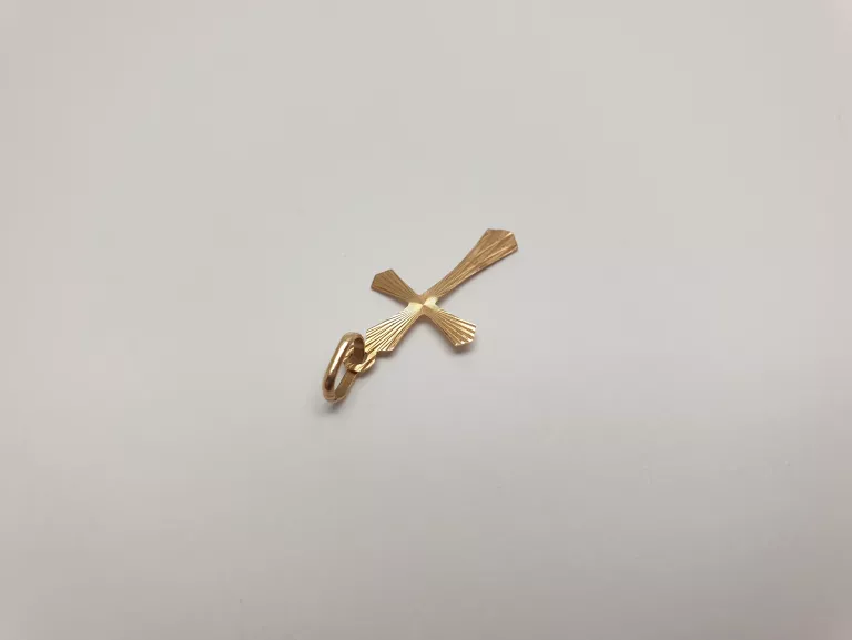 WYRÓB JUBILERSKI UŻYWANY ZAWIESZKA KRZYŻYK 585