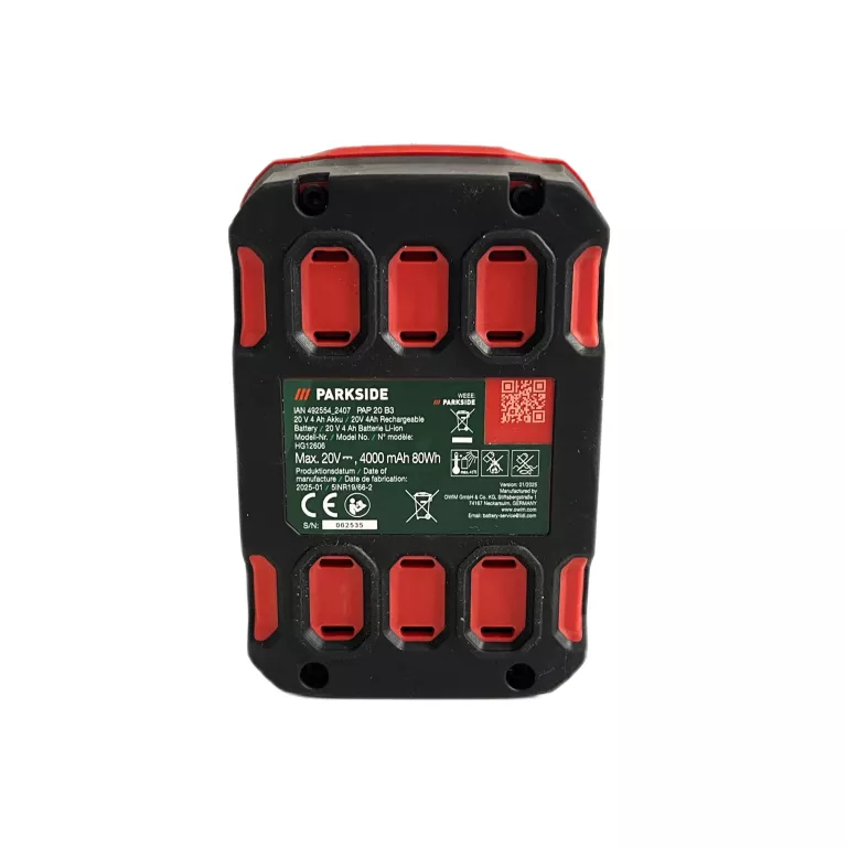 BATERIA PARKSIDE 20V 4AH