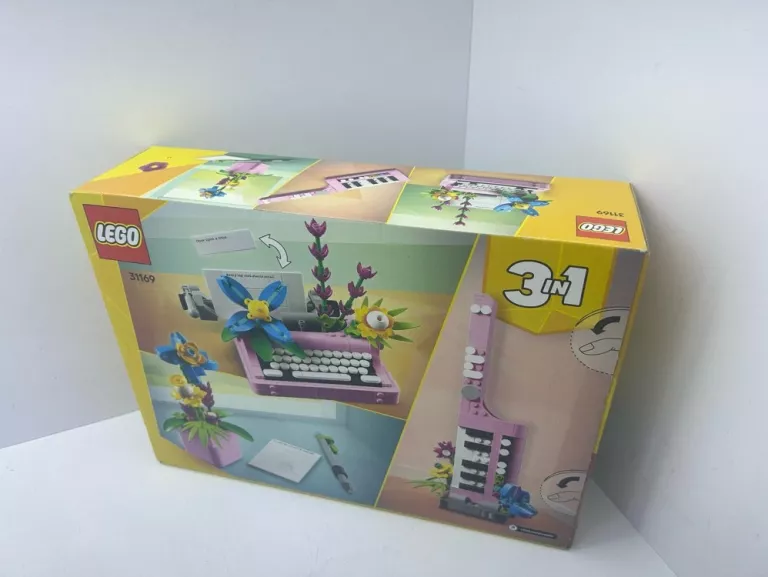LEGO CREATOR 3 W 1 31169 MASZYNA DO PISANIA Z KWIATAMI