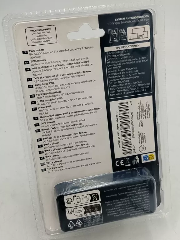 SŁUCHAWKI TWS WYBÓR -  MIX KOLORY