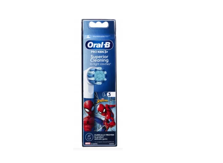3 ORYGINALNE KOŃCÓWKI ORAL-B EB10 SPIDERMAN DO SZCZOTECZKI DLA DZIECI