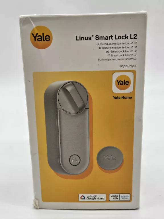 YALE LINUS SMART LOCK L2 INTELIGENTNY ZAMEK DO DRZWI SREBRNY