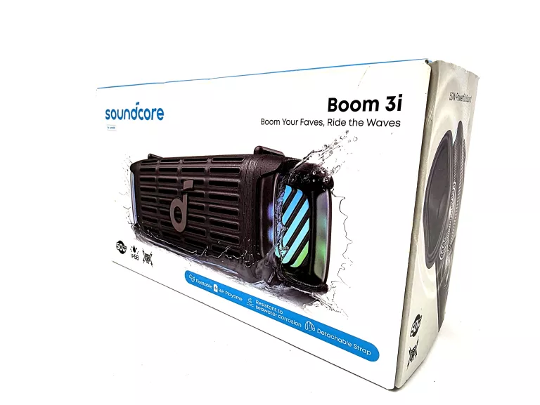 GŁOŚNIK PRZENOŚNY SOUNDCORE BOOM 3I CZARNY