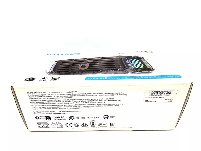 GŁOŚNIK PRZENOŚNY SOUNDCORE BOOM 3I CZARNY