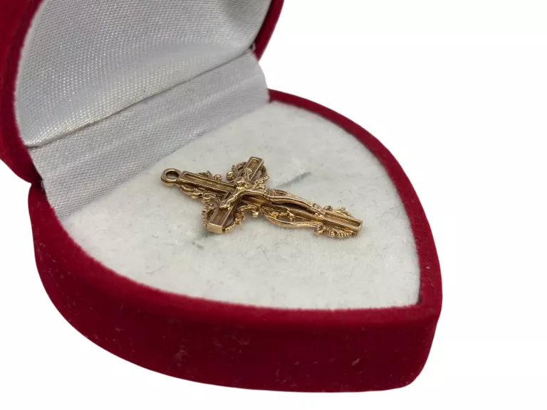 PIĘKNY ZŁOTY KRZYŻYK P.585 | 1,74G