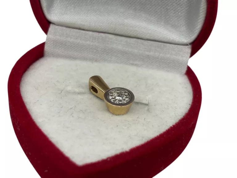 ZŁOTA ZAWIESZKA Z CYRKONIAMI P.585 | 2,20G