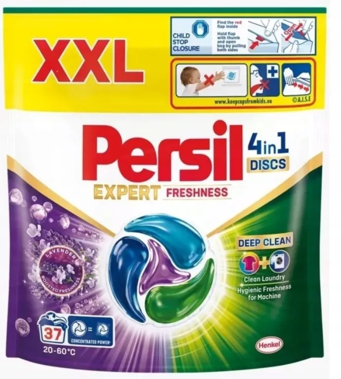 KAPSUŁKI DO PRANIA PERSIL EXPERT FRESHNESS 4IN1 DISCS LAVENDER 37 SZT.