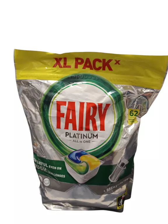 FAIRY PLATINUM KAPSUŁKI DO ZMYWARKI 62 SZT