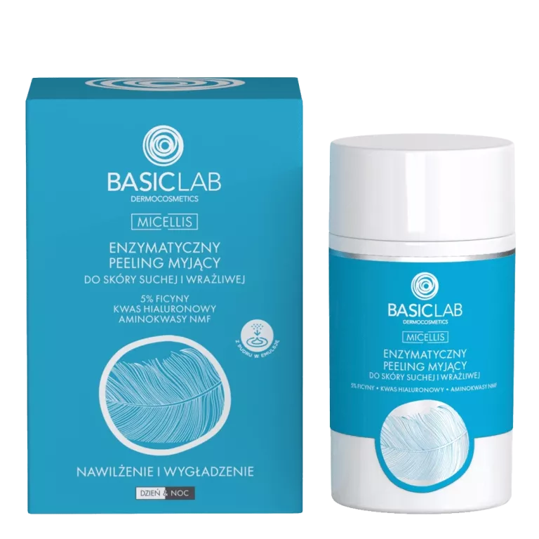 ENZYMATYCZNY PEELING MYJĄCY NAWILŻENIE I WYGŁADZENIE BASICLAB 35 G