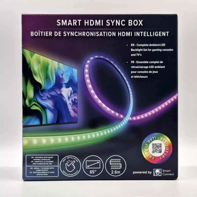 OŚWIETLENIE LED SMART HDMI SYNC BOX LSC SMART CONNECT 2.6M