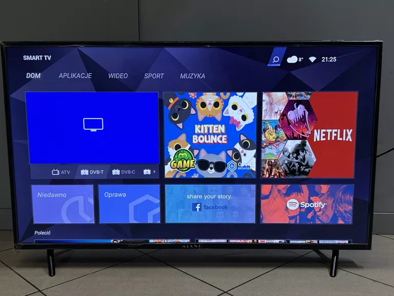 TELEWIZOR KIANO SLIM TV 40" SMART TV SUPER STAN