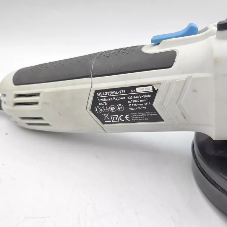 SZLIFIERKA KĄTOWA MSAG850GL-125