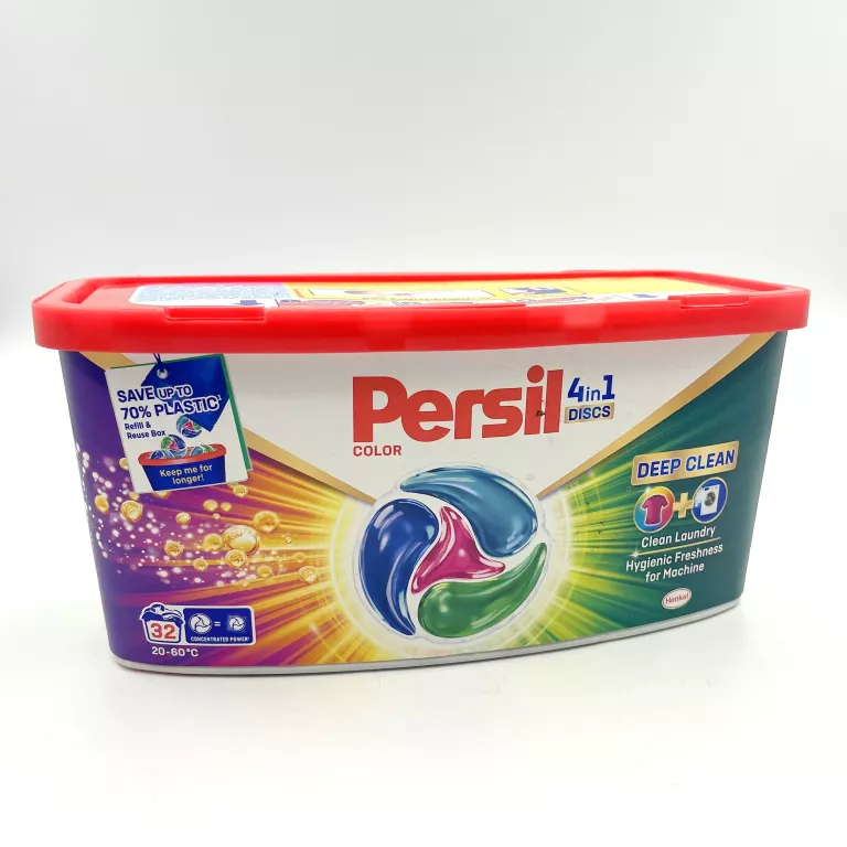 PERSIL KAPSUŁKI DO PRANIA 4IN1 DISCS DEEP CLEAN COLOR 32SZT
