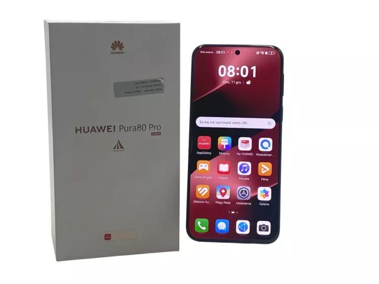 TELEFON HUAWEI PURA 80 PRO 12/512GB 6.8" 120HZ CZARNY OPIS!