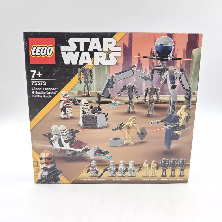 LEGO STAR WARS ZESTAW BITEWNY ŻOŁNIERZ ARMII KLONÓW I DROID BOJOWYM 75372