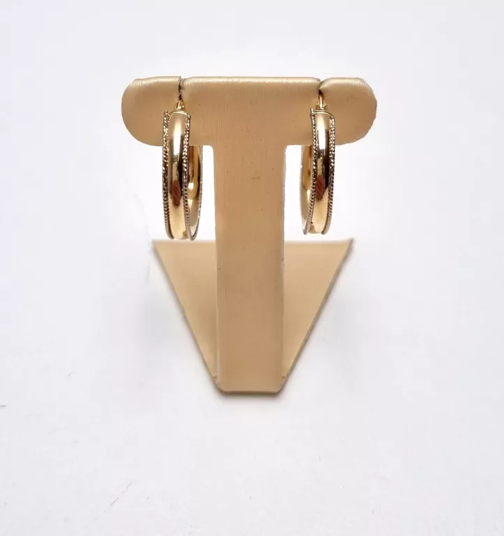 PIĘKNE ZŁOTE KOLCZYKI P585 1,72G !!