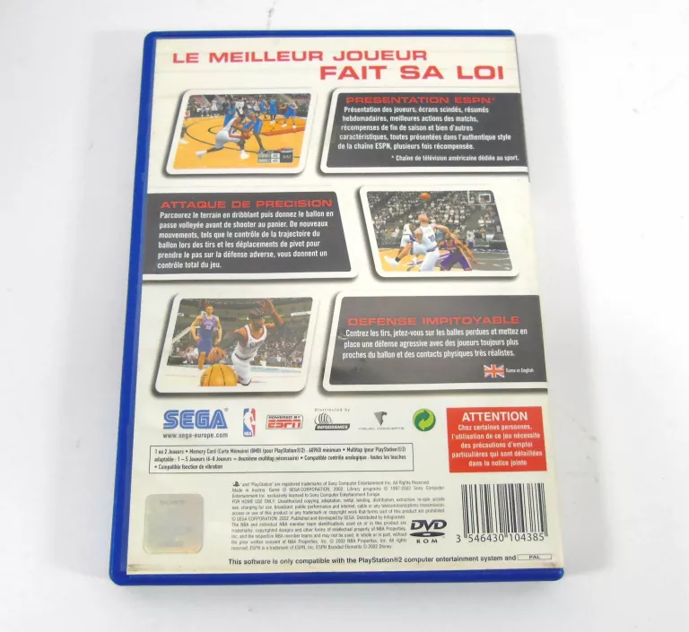 NIEZŁA GRA PS2 NBA 2K3