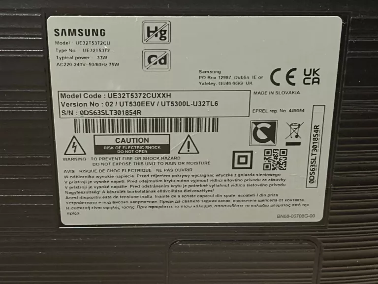 TV SAMSUNG 32 CALI UE32T5372