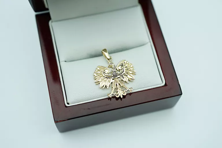 ZŁOTA ZAWIESZKA ORZEŁEK [585] 2,48G 2,5CM /  2CM