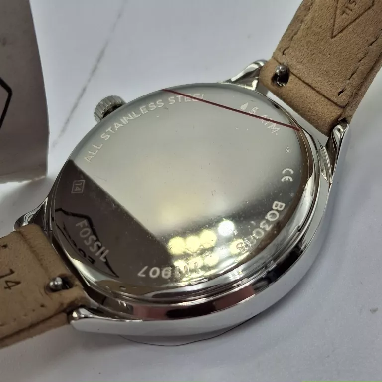 ZEGAREK FOSSIL BQ3083 SKÓRZANY PASEK JAK NOWY!