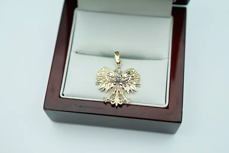 ZŁOTA ZAWIESZKA ORZEŁEK [585] 2,48G 2,5CM /  2CM
