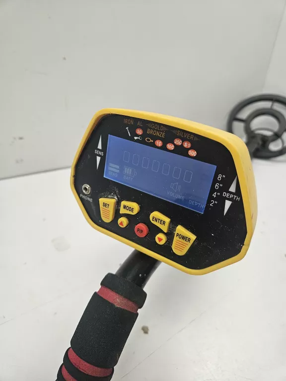 WYKRYWACZ METALI DETEKTOR 3 TRYBY DO POSZUKIWAŃ ZŁOTA SREBRA MONET PINPOIN