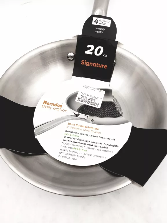 PATELNIA BERNDES DAILY STALOWA 20CM