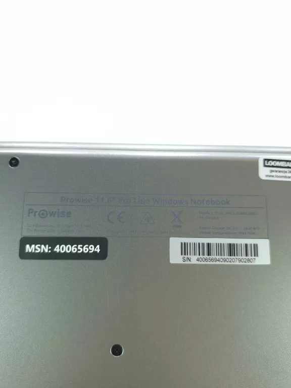 LAPTOP PROWISE 11.6 PROLINE WINDOWS NOTEBOOK ML-241005 + ZASILACZ