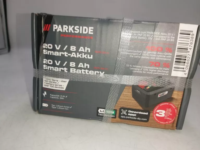 AKUMULATOR PARKSIDE 8AH 20V SMART BATTERY PAPS 208 A1