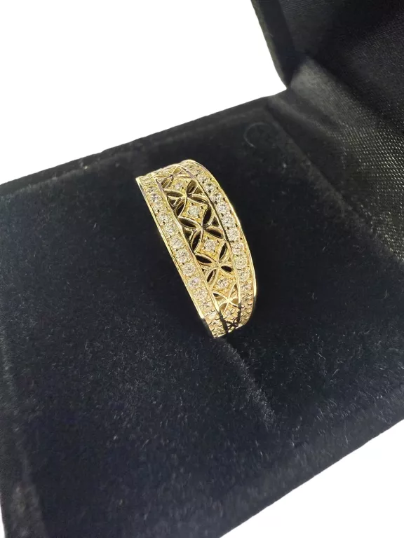 ZŁOTY PIERŚCIONEK / OBRĄCZKA PRÓBA 585 – 2,28 G – ROZMIAR 18