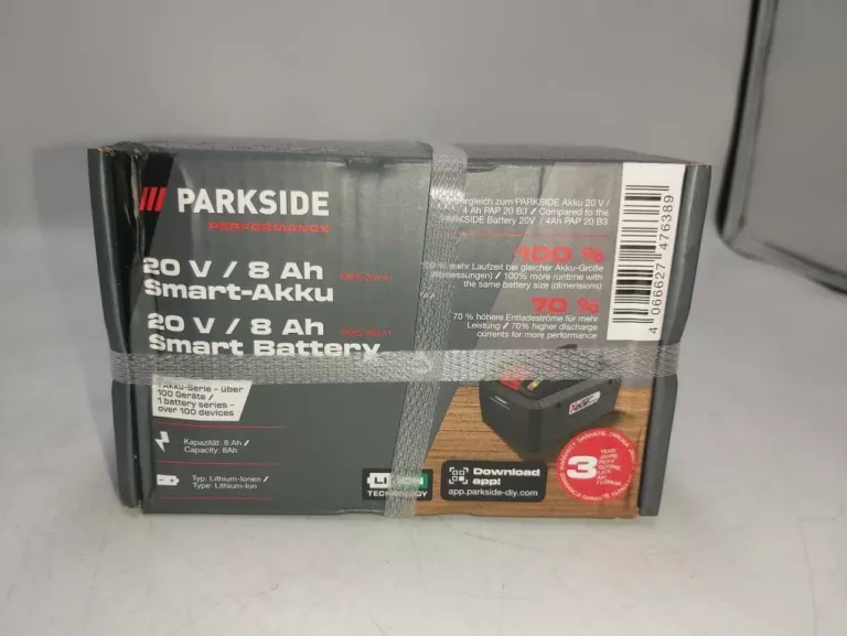 AKUMULATOR PARKSIDE 8AH 20V SMART BATTERY PAPS 208 A1