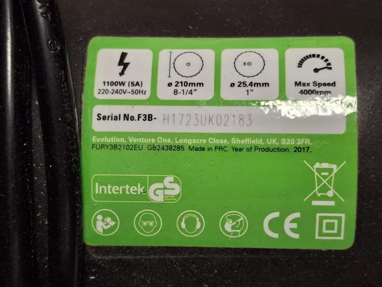 PIŁA UKOSOWA EVOLUTION FURY3-B