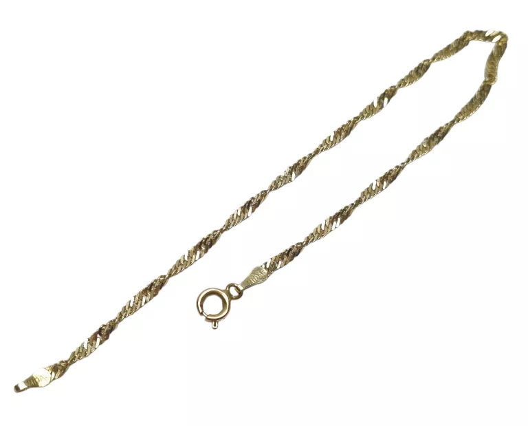 ZŁOTA BRANSOLETKA 1,84G | 585 | 19 CM