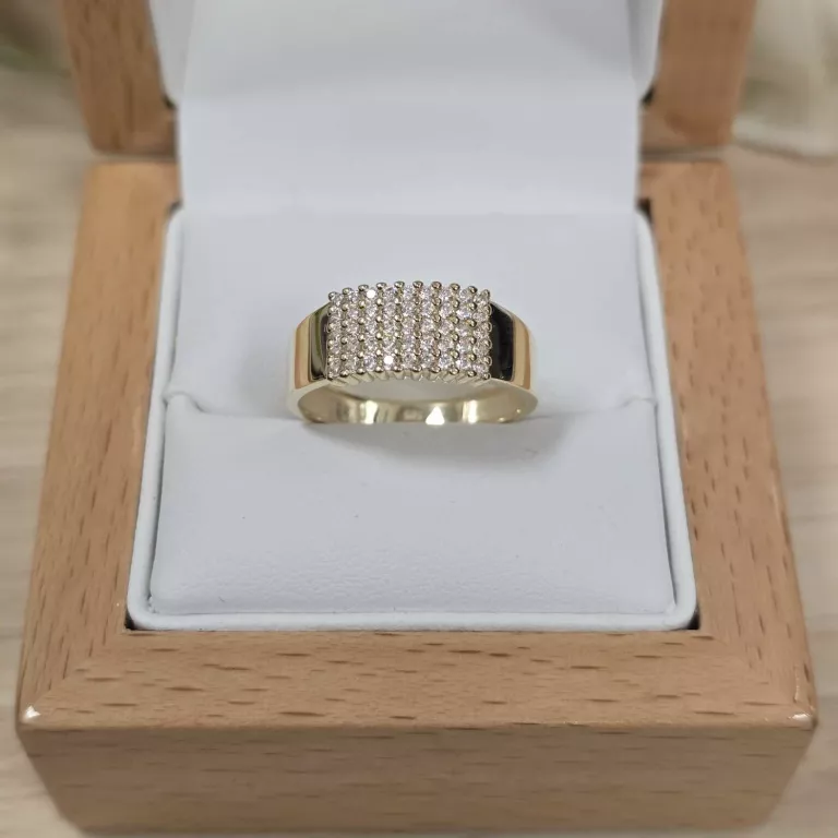 ŚLICZNY PIERŚCIONEK PR.585 2,89GR. ROZM,16