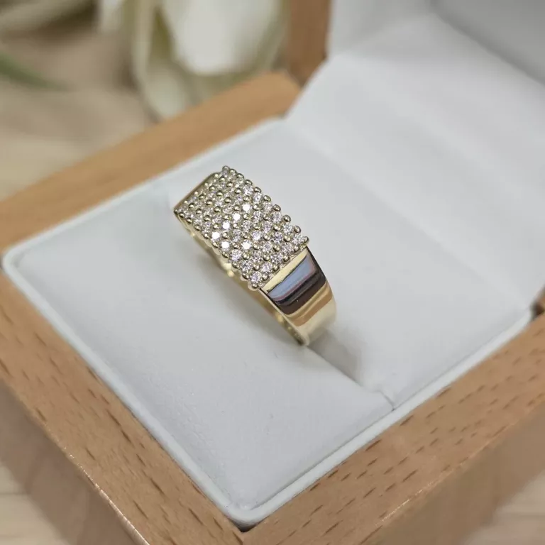 ŚLICZNY PIERŚCIONEK PR.585 2,89GR. ROZM,16