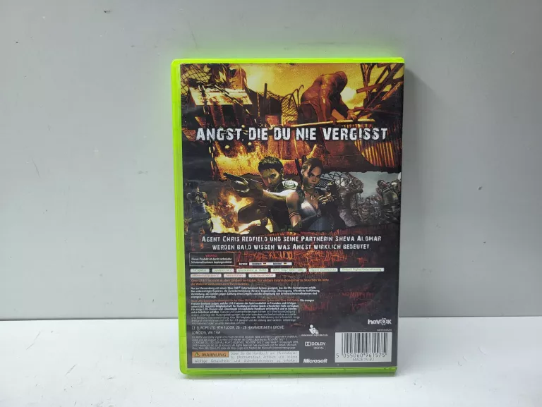 RESIDENT EVIL 5 XBOX 360