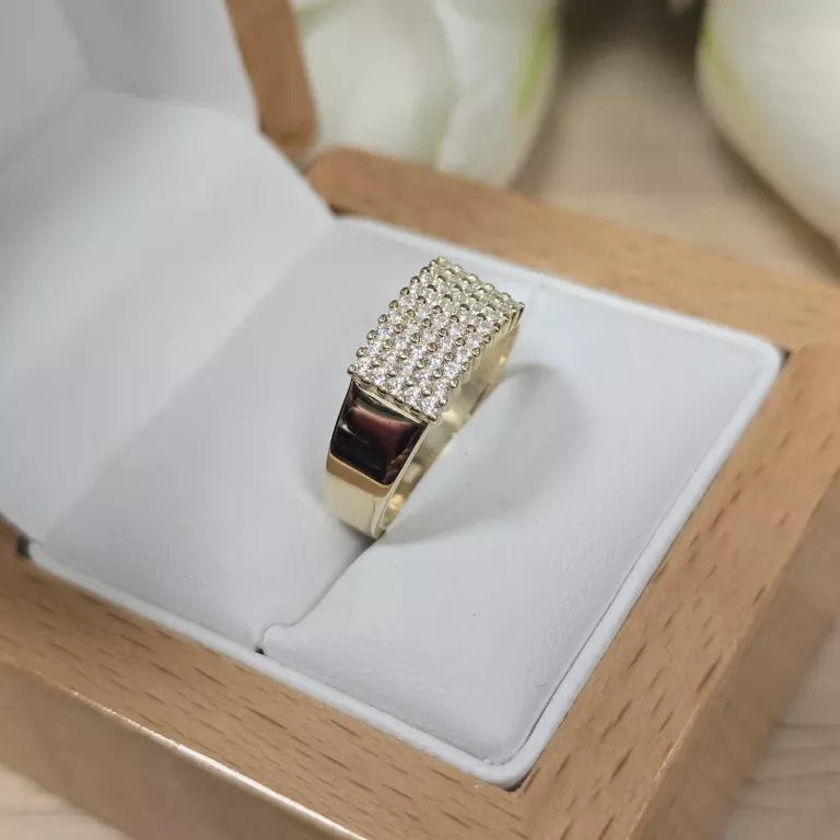 ŚLICZNY PIERŚCIONEK PR.585 2,89GR. ROZM,16