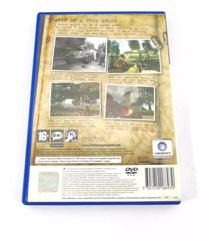 GRA PS2 BROTHERS IN ARMS ROAD TO HILL 30