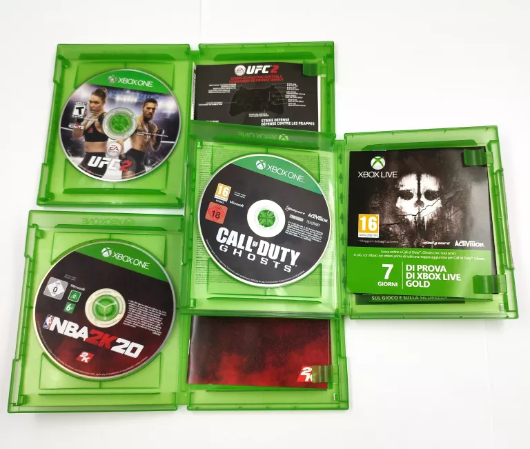 ZESTAW TRZECH GIER NA XBOX ONE