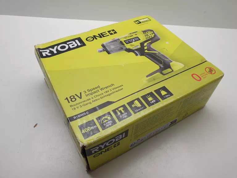 KLUCZ UDAROWY AKUMULATOROWY RYOBI R18IW3-0 18V